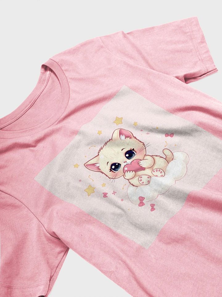 Whimsical Kitten Love T-Shirt product image (1)
