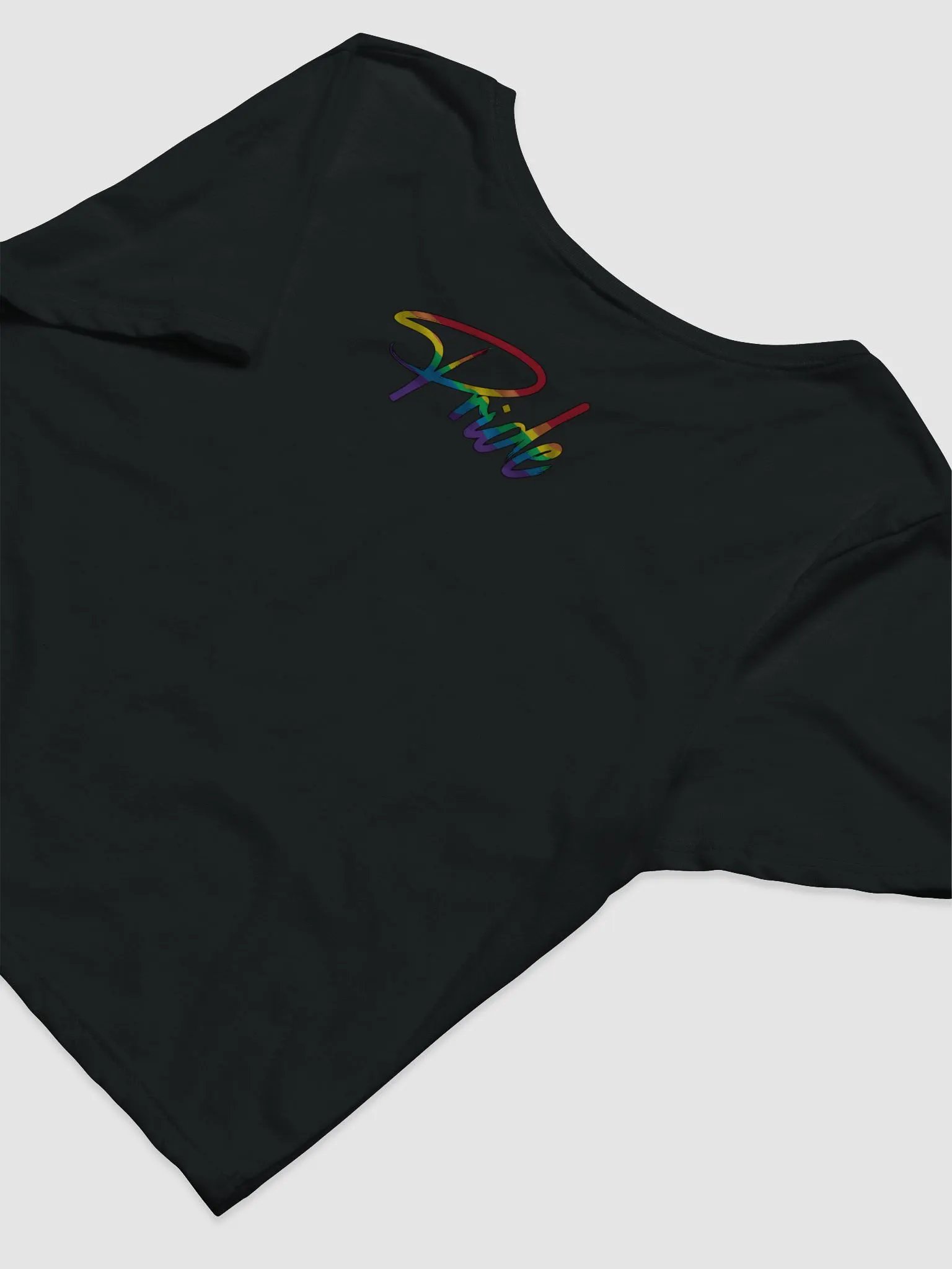 Ghosty Boii Pride Cropped Shirt product image (8)