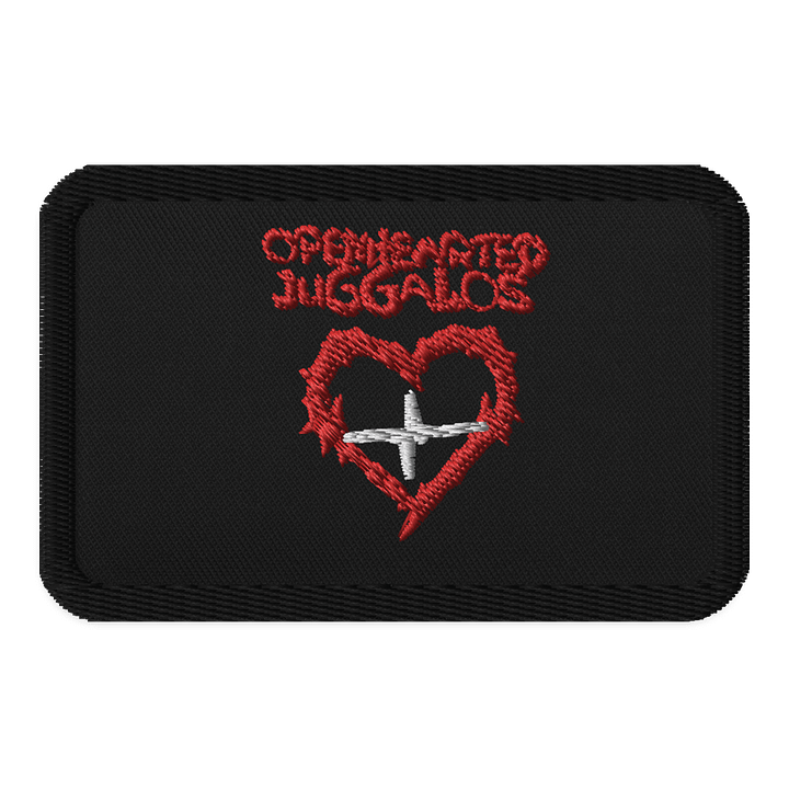 Openhearted Juggalos And Recovery Support embordied patch product image (1)