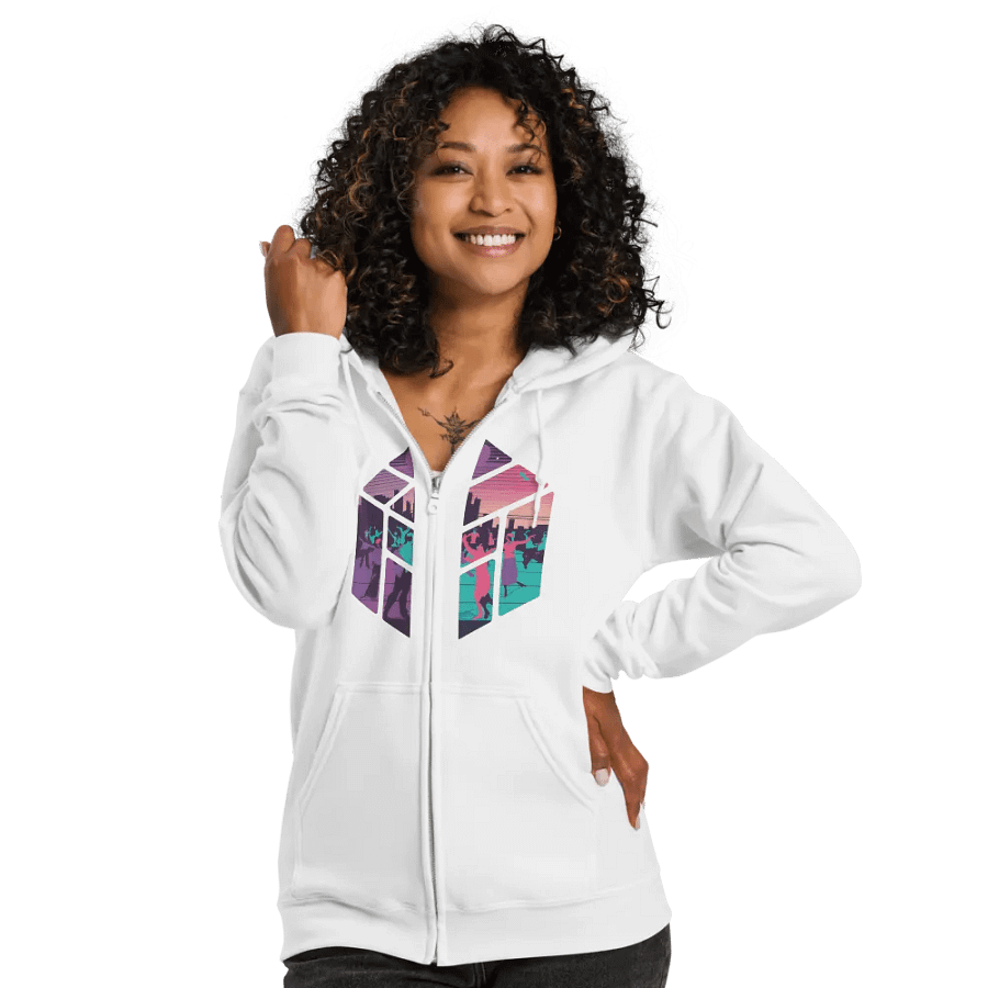 Retro Dance Party Zip Hoodie product image (5)