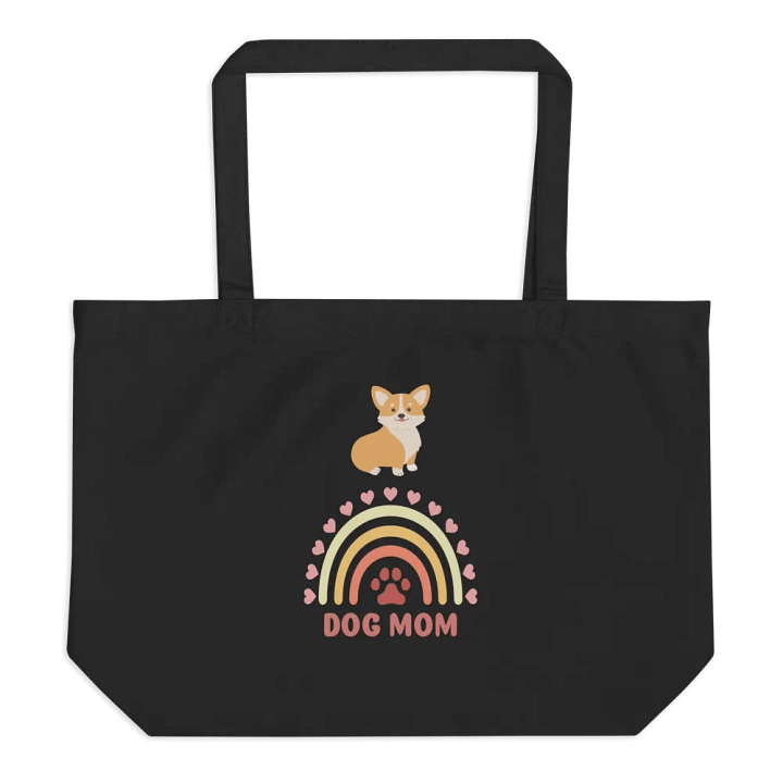 Rainbow Corgi Dog Mom Tote product image (1)