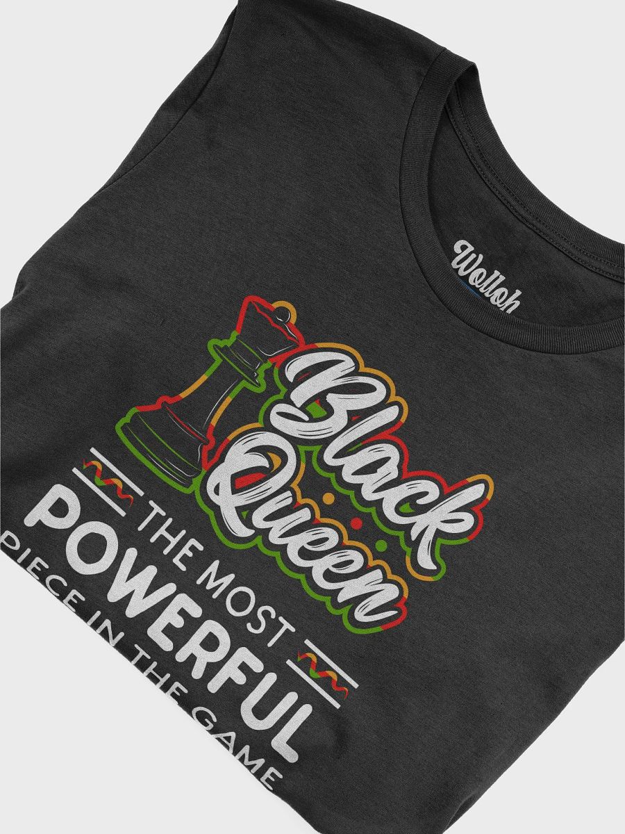 Black Queen T-Shirt – Black pride Juneteenth Meets Chess Strategy product image (6)