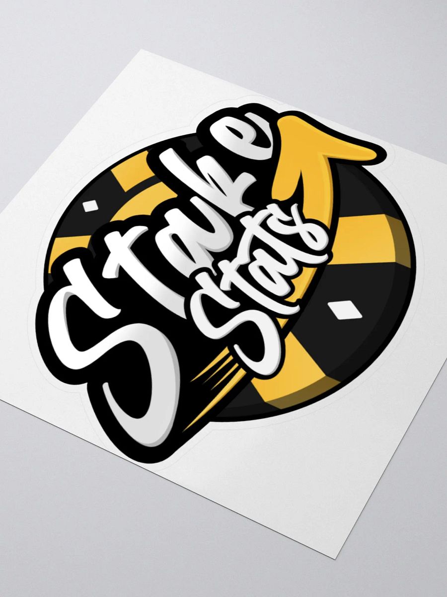 Stake Stats Chip Sticker - Yellow product image (3)