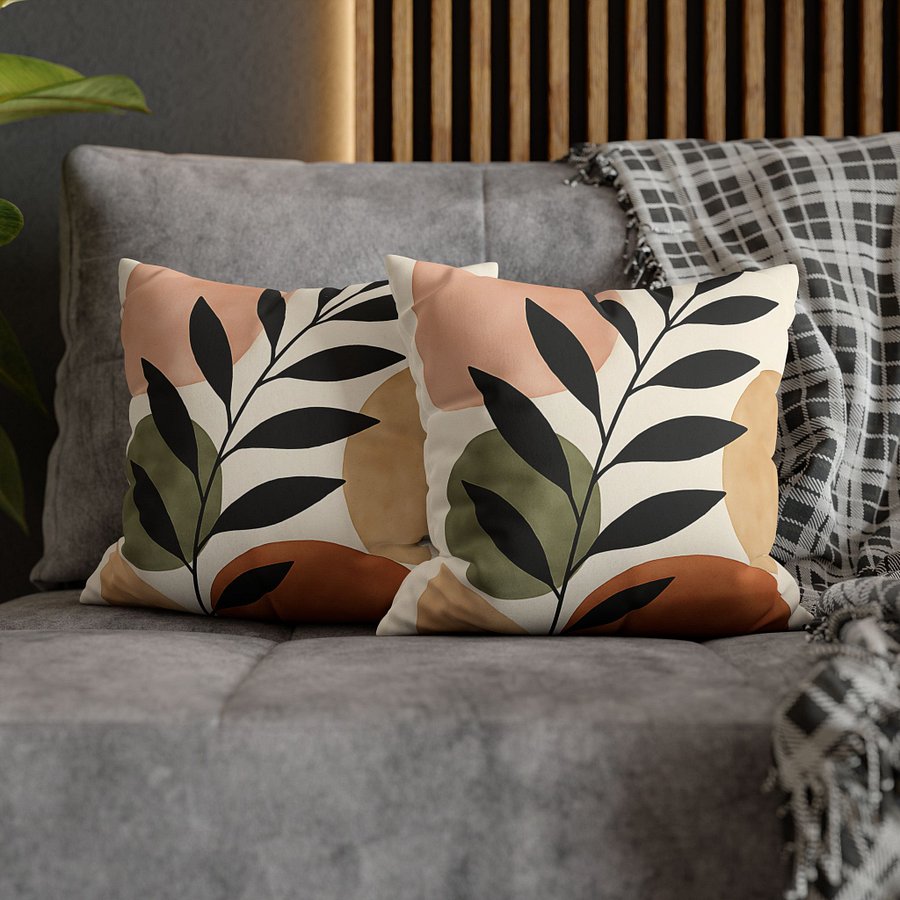 Boho Styled Abstract Nature All-Over Pillow product image (3)