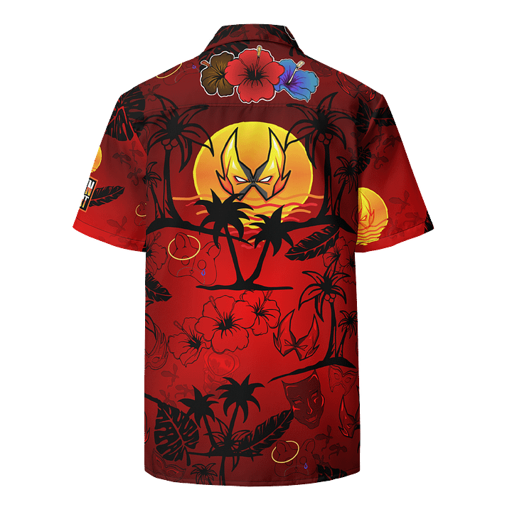 Hawaiian Shirt- Villainous Red product image (2)