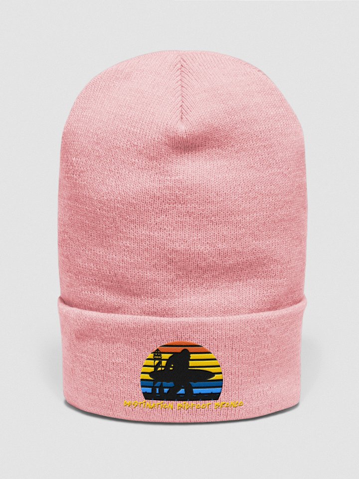 Classic Logo Pink Cuffed Beanie product image (1)