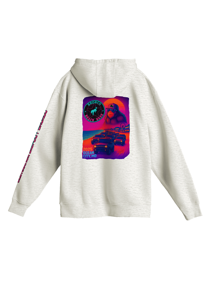 2025 Bronco Beach Bash Ocean City / Destination Bigfoot Bronco Collab Hoodie (Multiple Colors Available) product image (10)