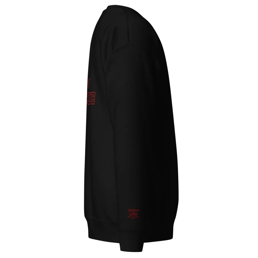 Cotton Premium Sweatshirt - Embroidered CiW logo RED product image (4)