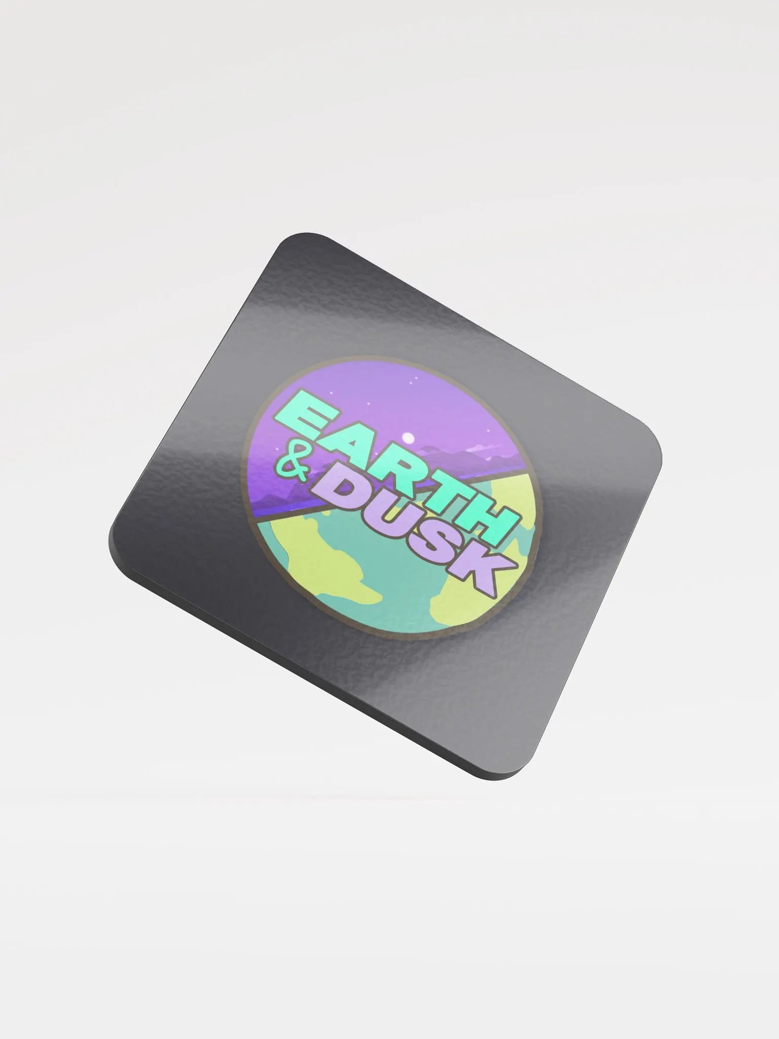 Earth & Dusk Logo Celestial Divide Coaster Set product image (1)