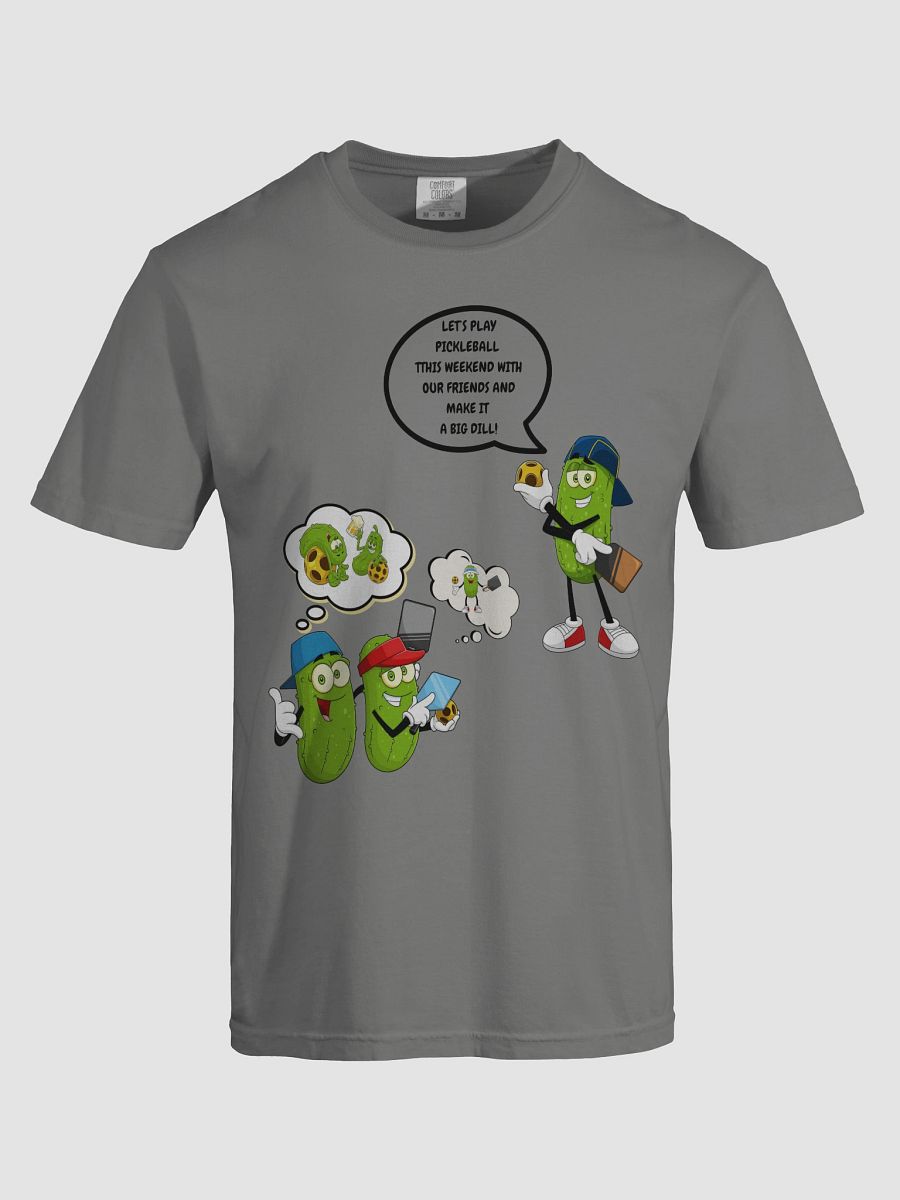 Pickleball Make It A Big Dill Heavy Cotton T-Shirt product image (5)