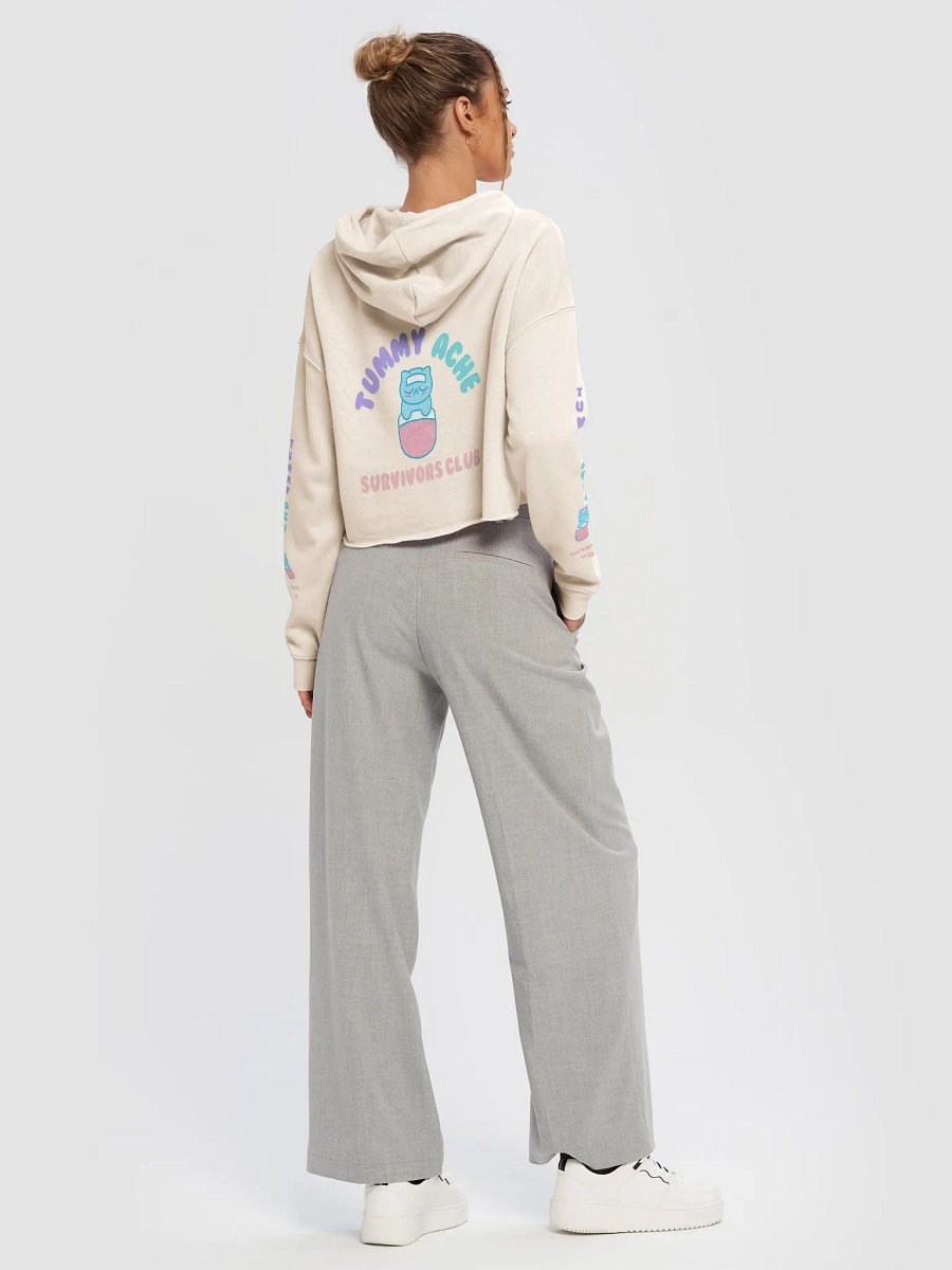 Tummy Ache Survivors Club Crop Hoodie product image (32)
