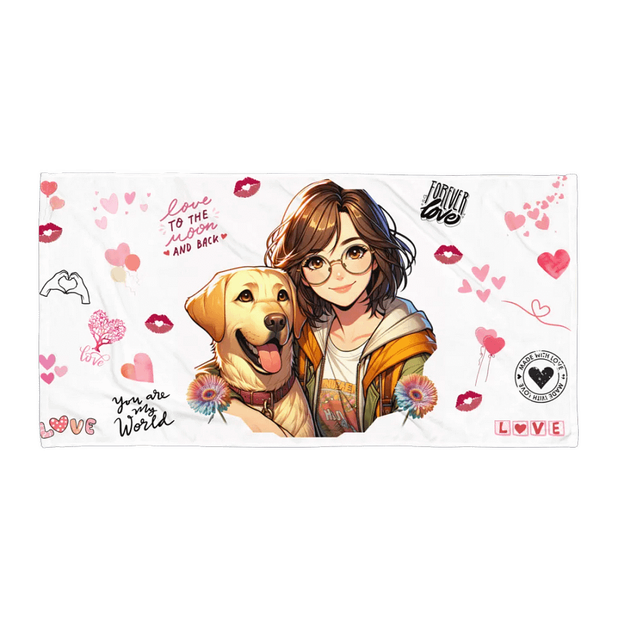 Archie and I beach towel product image (2)
