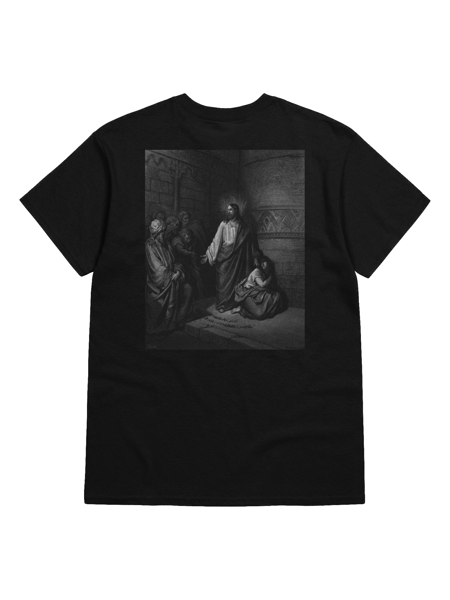 Black Cross + John 8 Heavyweight T-Shirt product image (6)