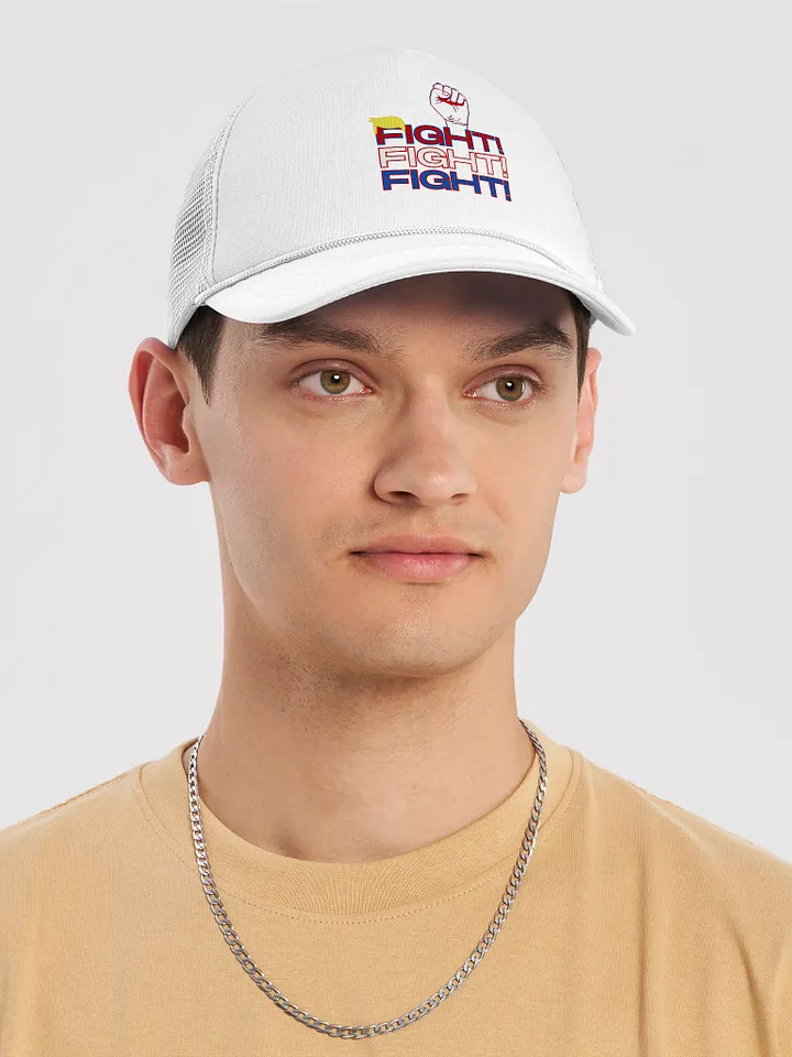 Trump Fight! Fight! Fight! America First Trucker Hat product image (2)