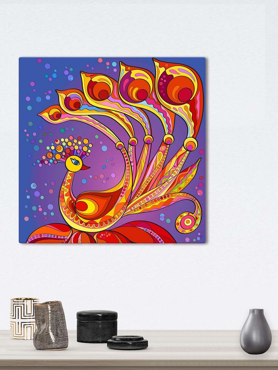 Majestic Peacock Canvas Art - Happy Bird product image (45)