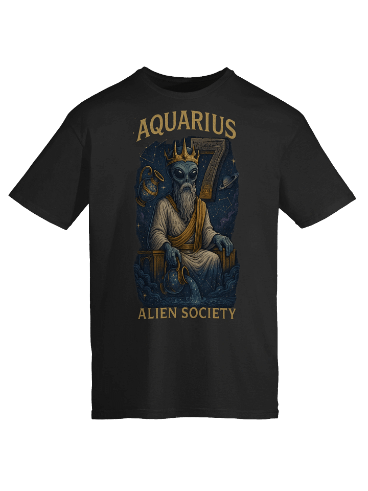 Celestial Aquarius Alien T-Shirt product image (1)
