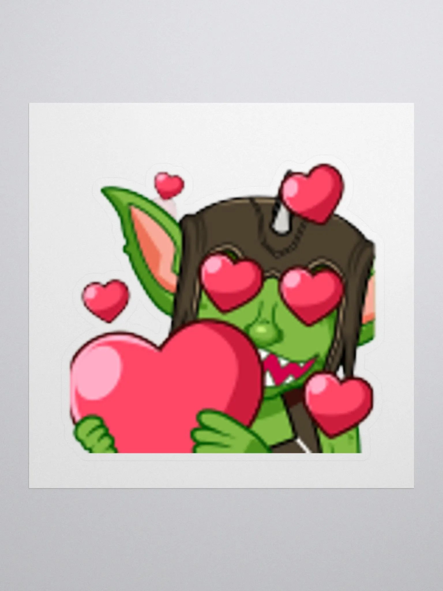 Love Kiss Cut Sticker product image (1)