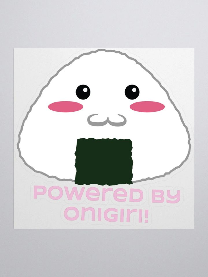 Powered by Onigiri! sticker product image (1)