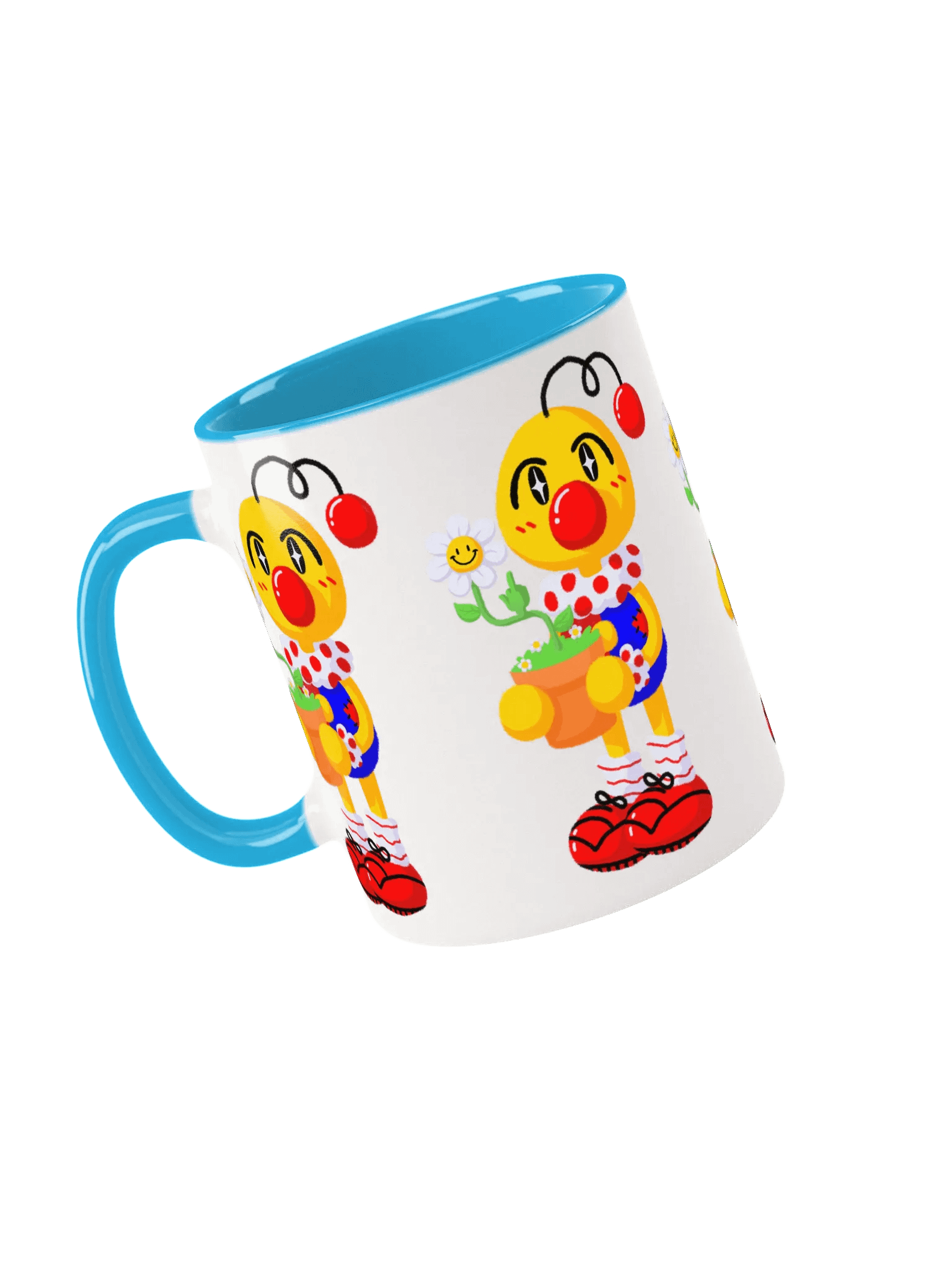 Boyoyoing Repeating Flower Pot Ceramic Mug product image (38)