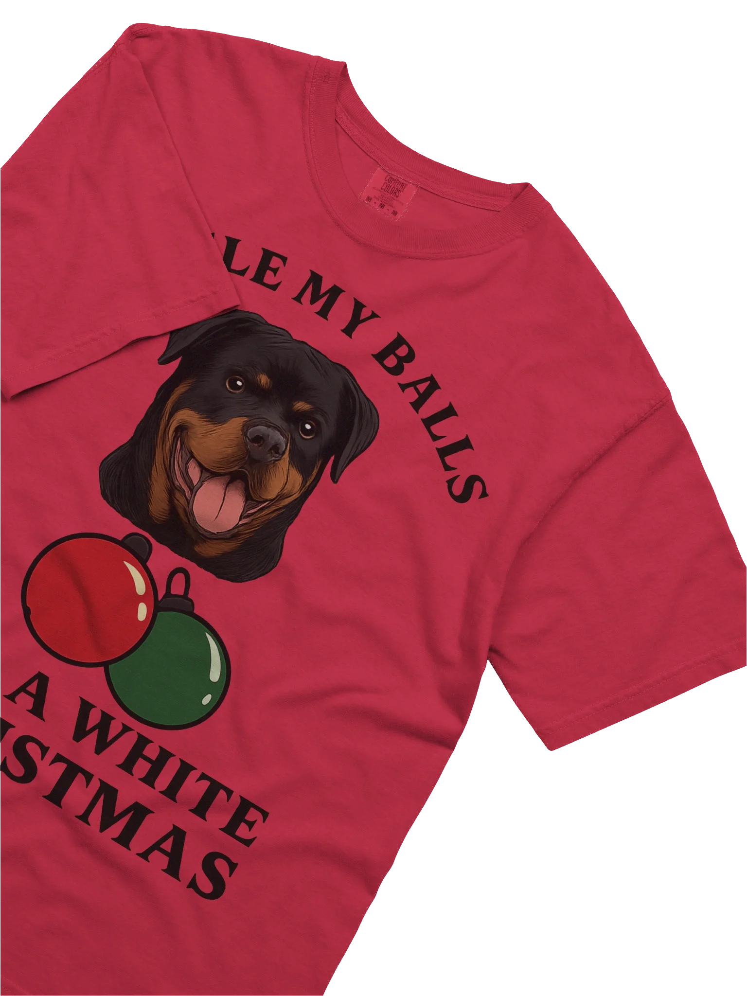 Jingle My Balls Rottweiler Christmas T-Shirt product image (42)