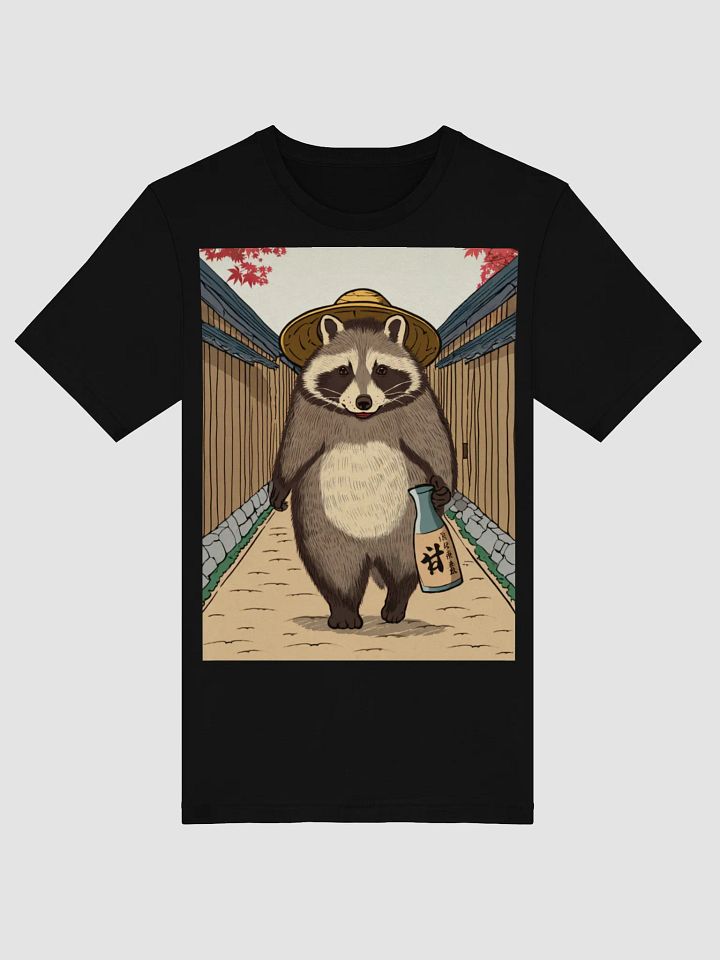 Sake Raccoon Unisex Tee product image (2)
