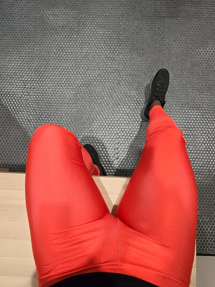 Unisex Red Yoga Leggings product image (1)