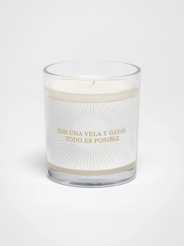 Todo es posible (everything is possible) candle product image (1)