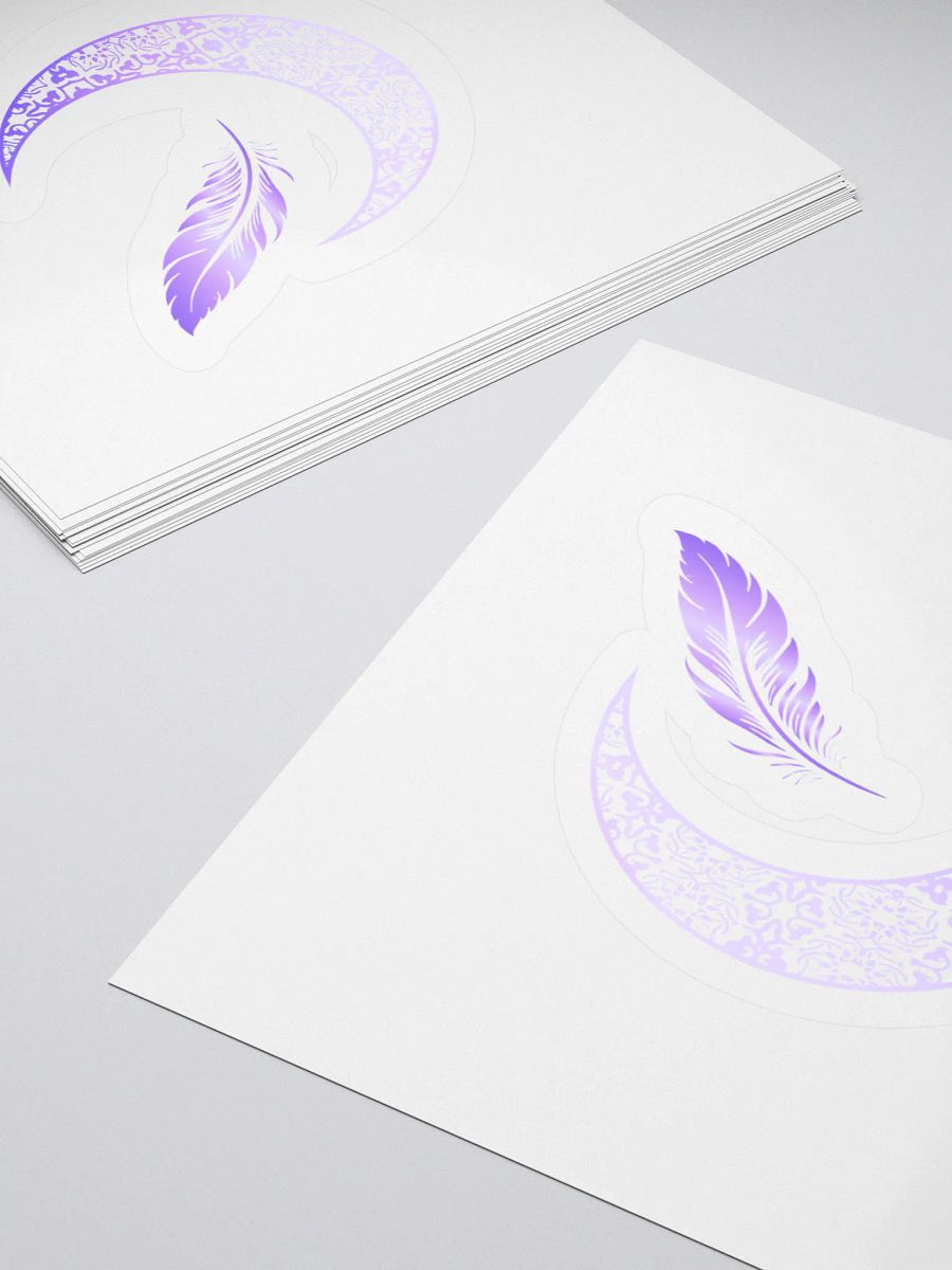 Ravenwood Writing Logo (Purple) Sticker product image (13)