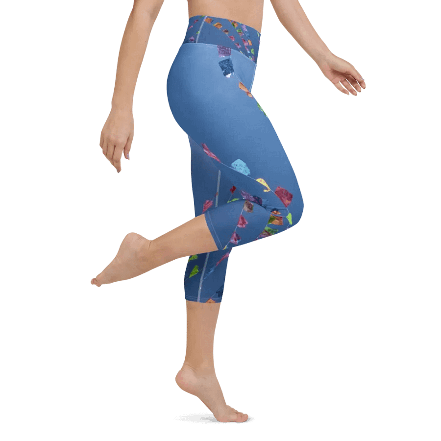 Papel Picado Adult Capri Leggings product image (1)
