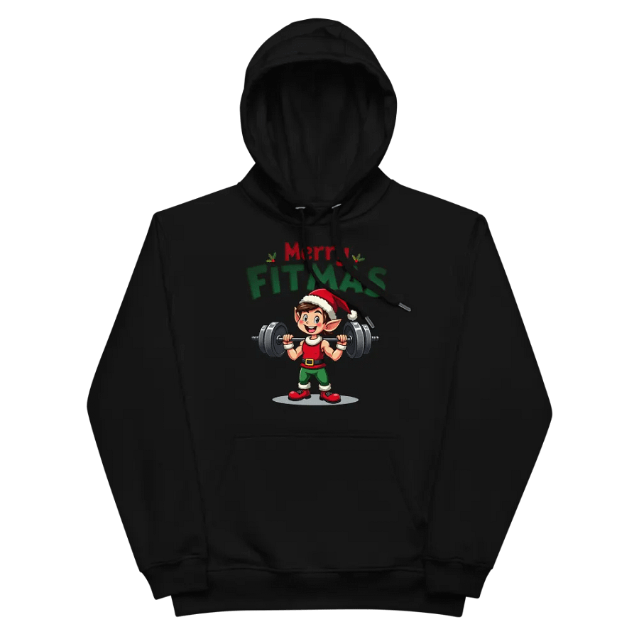 Elf Strong Merry FITMAS Eco Hoodie product image (2)