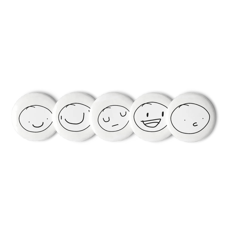 Poorly drawn circle pins! product image (6)