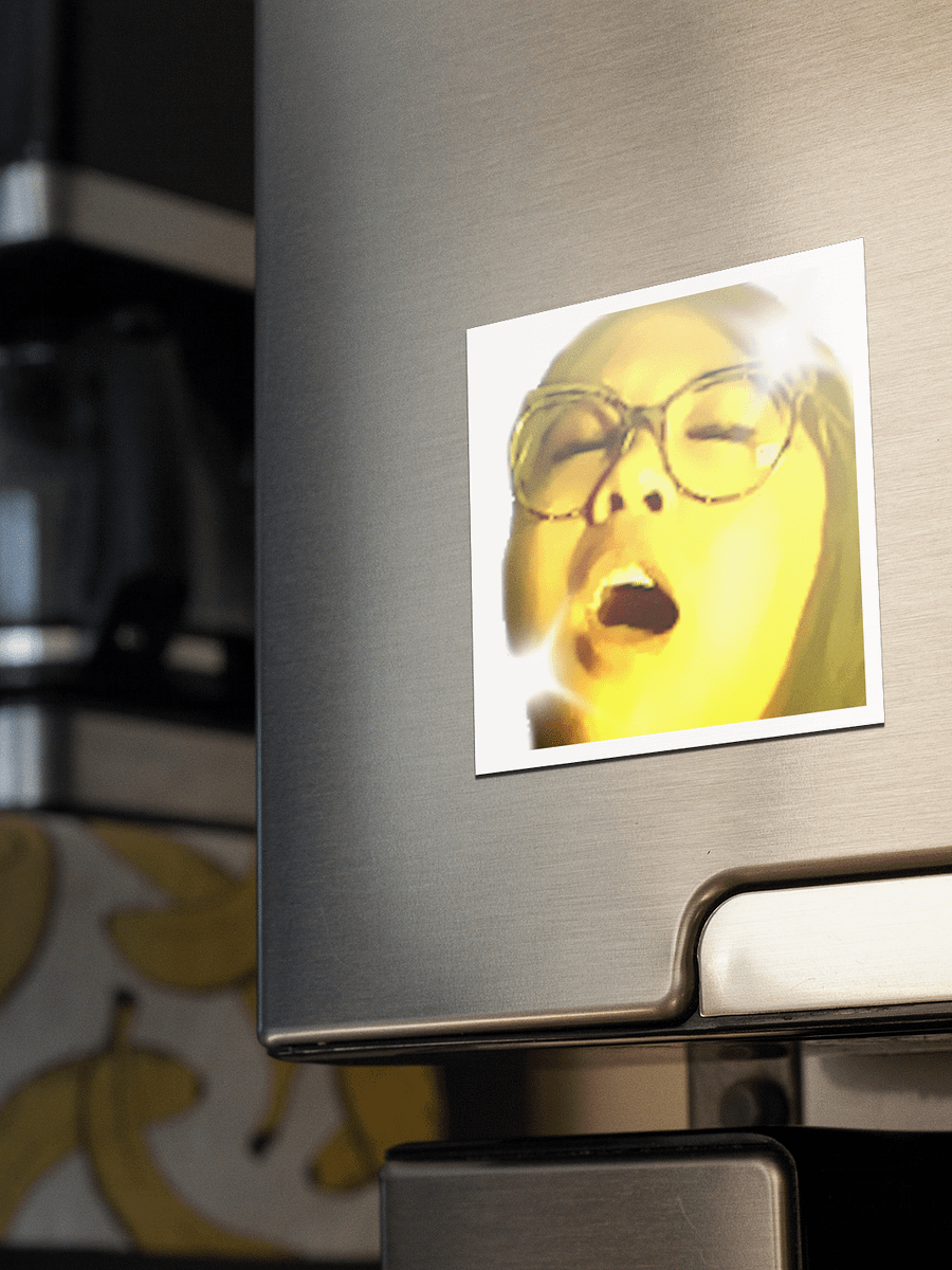 Golden Gasm 3 inch magnet product image (1)