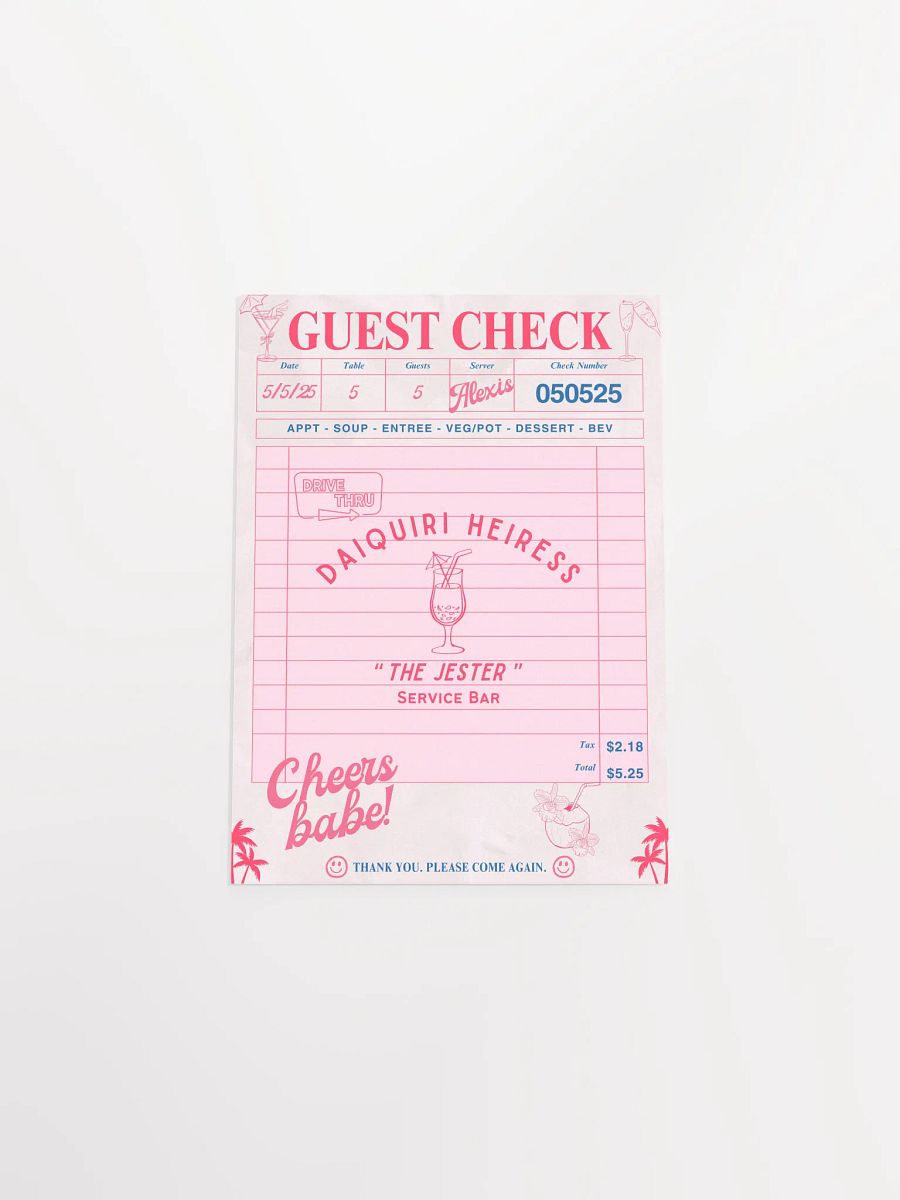 CHECK PLEASE! DAIQUIRI SUMMER PRINT product image (4)