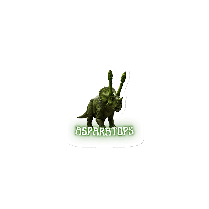 Asparatops - Triceratops and Asparagus Dinosaur Magnet product image (1)