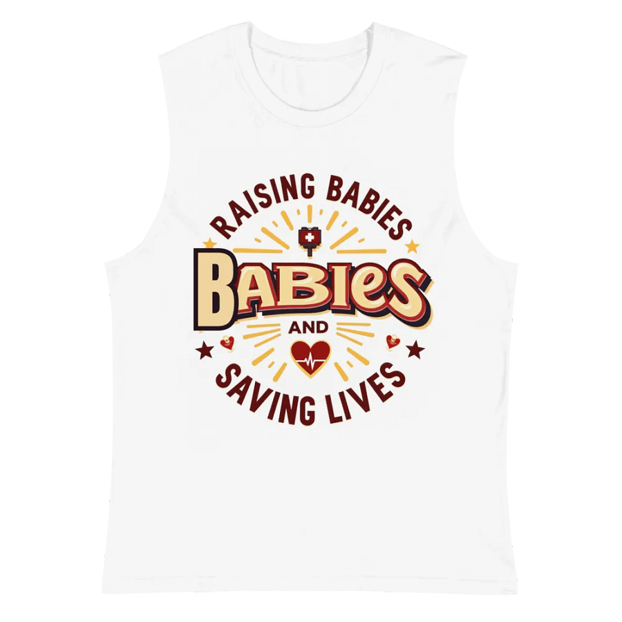 mommy Rasing Babies and saving lives Muscle Tank product image (6)