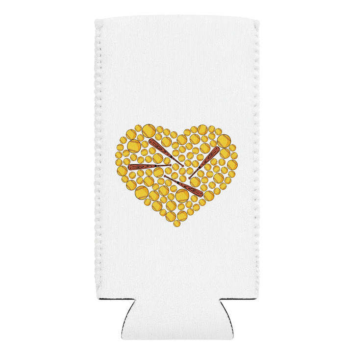 Pure Heart Softball Can Cooler product image (1)
