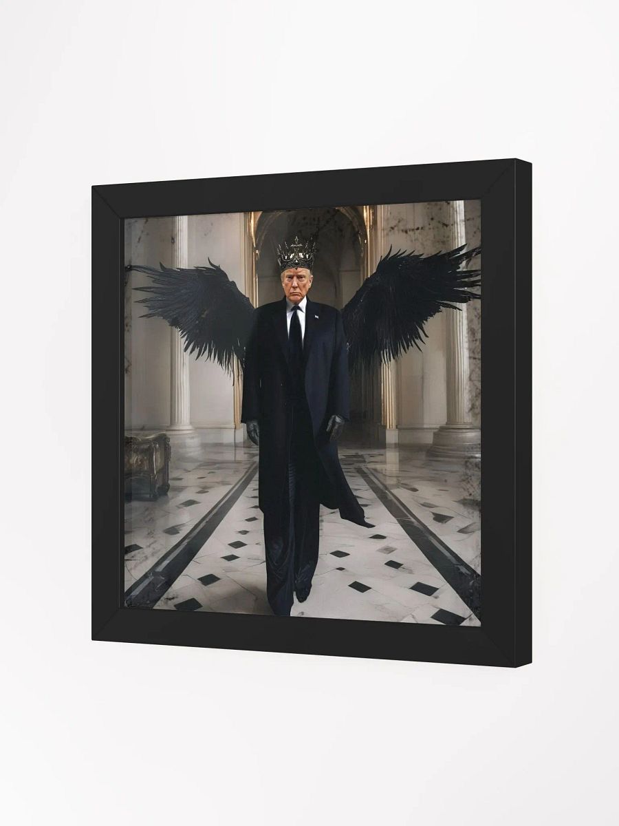 Political Humor Dark Angel Trump Print Framed product image (2)
