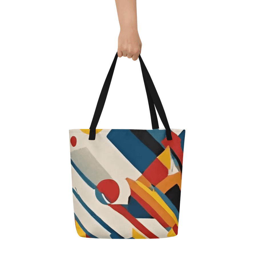 kadinsky inspired large tote bag product image (6)