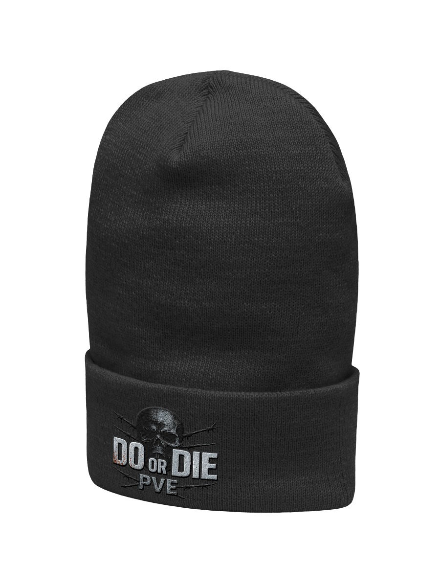 Skull Gas Mask Cuffed Beanie product image (13)