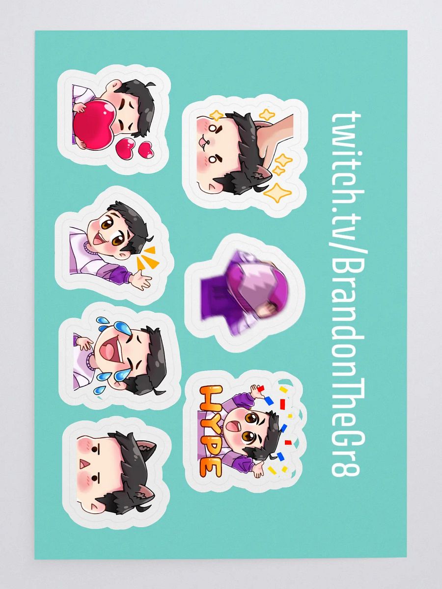 Emotes Sticker Sheet - Tapi Edition product image (3)