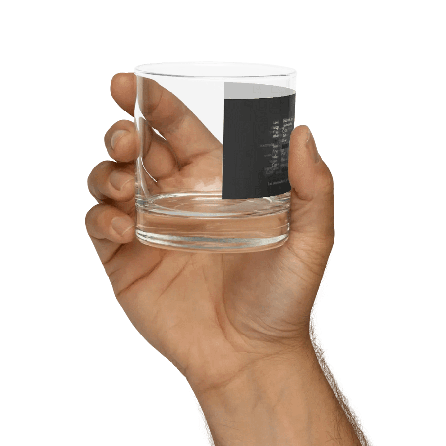 JESUS LOVE Rocks Glass product image (11)