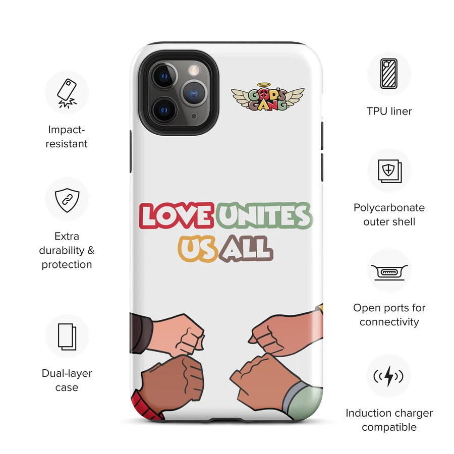 Love Unites Us All | God’s Gang iPhone Case product image (68)