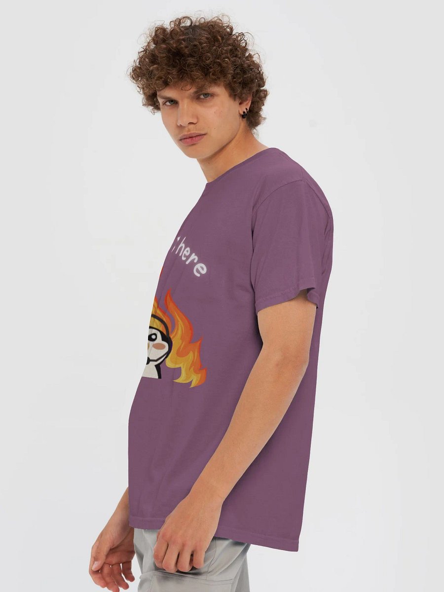 I hate it here Flames White Logo product image (71)