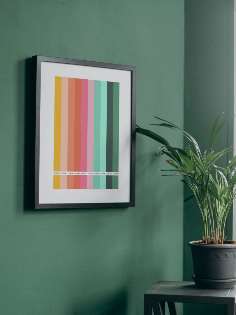 COLOR PALETTE 012 • WALLART DECOR product image (3)