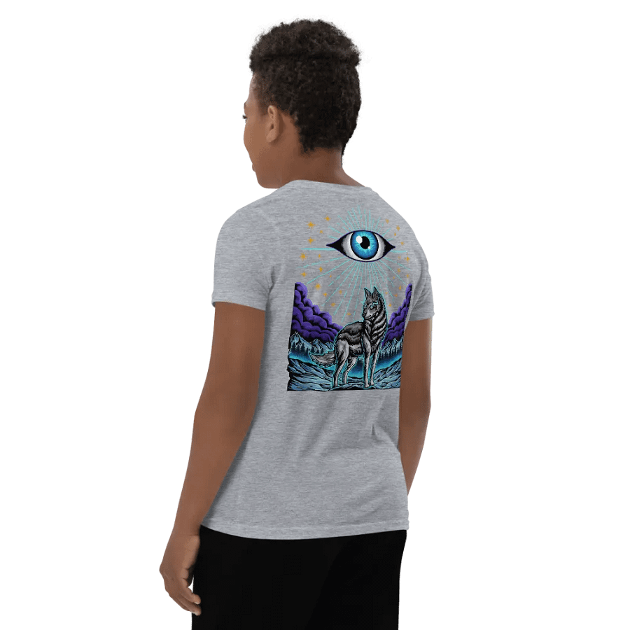 Wolf Sky Front/Back Kids Tee product image (4)