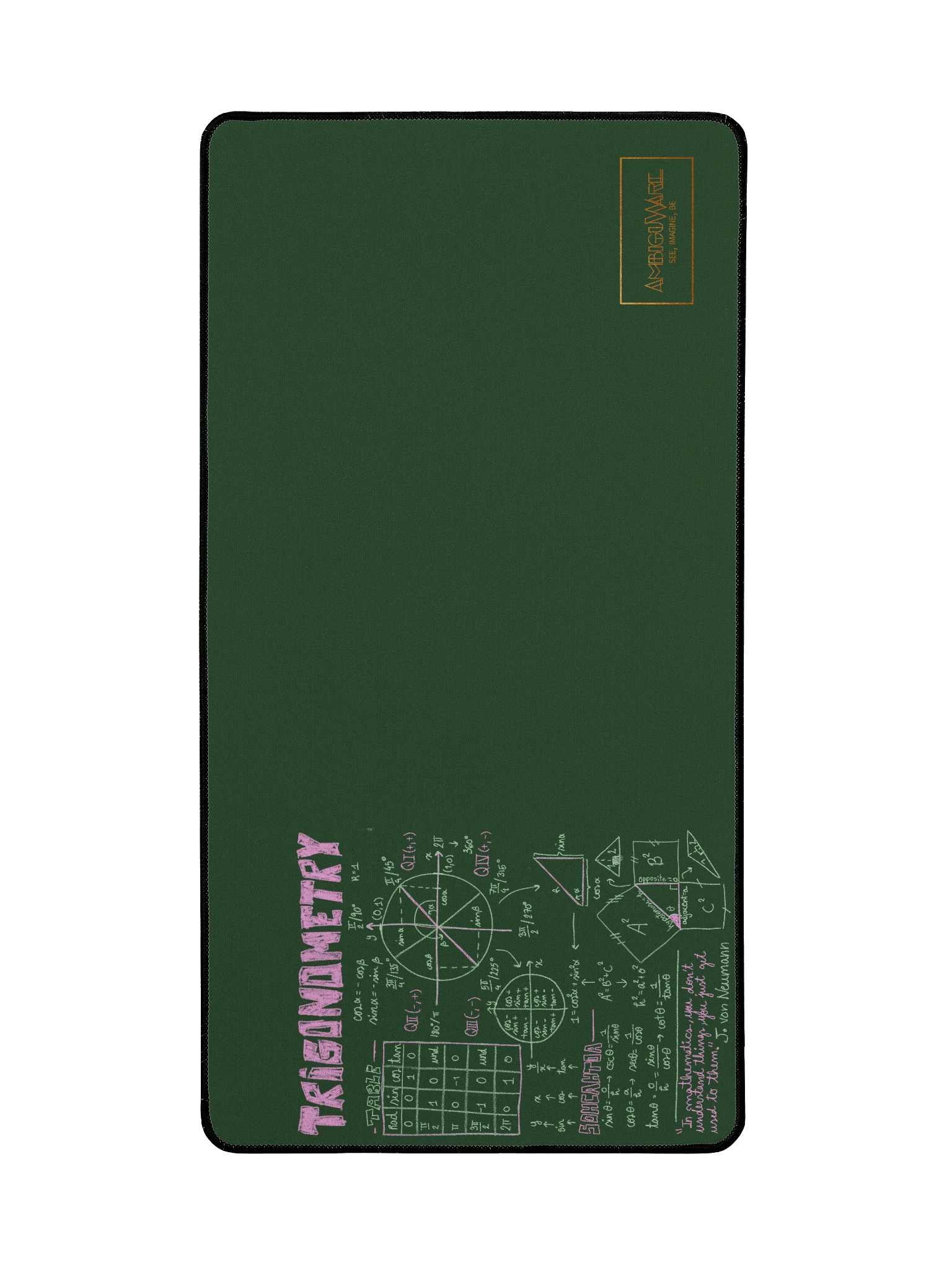 Trigonometry desk mat - 15.5" x 31.5" product image (2)