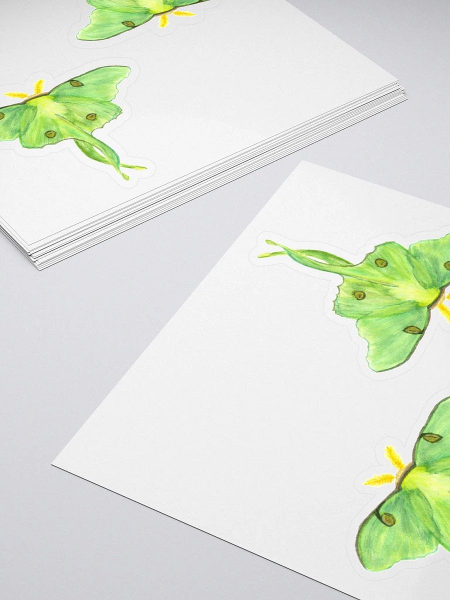 Luna Moth Sticker (x2) product image (4)