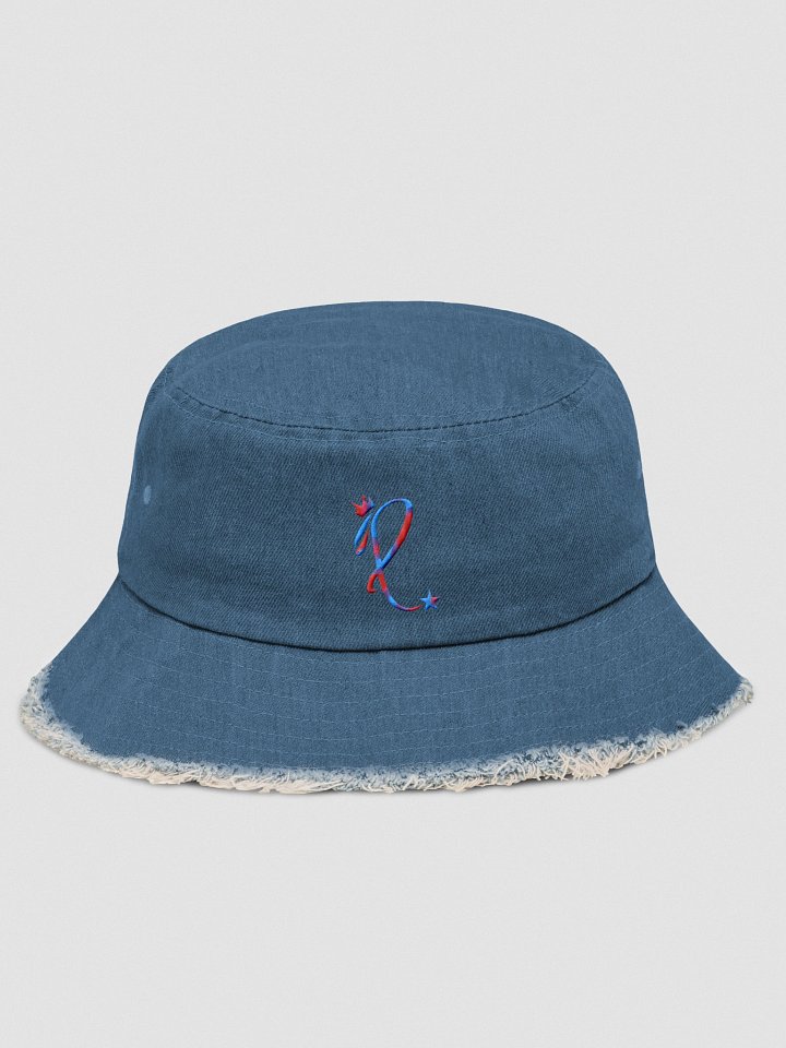 Patriotic OG Logo Emblem Distressed Denim Bucket Hat product image (1)
