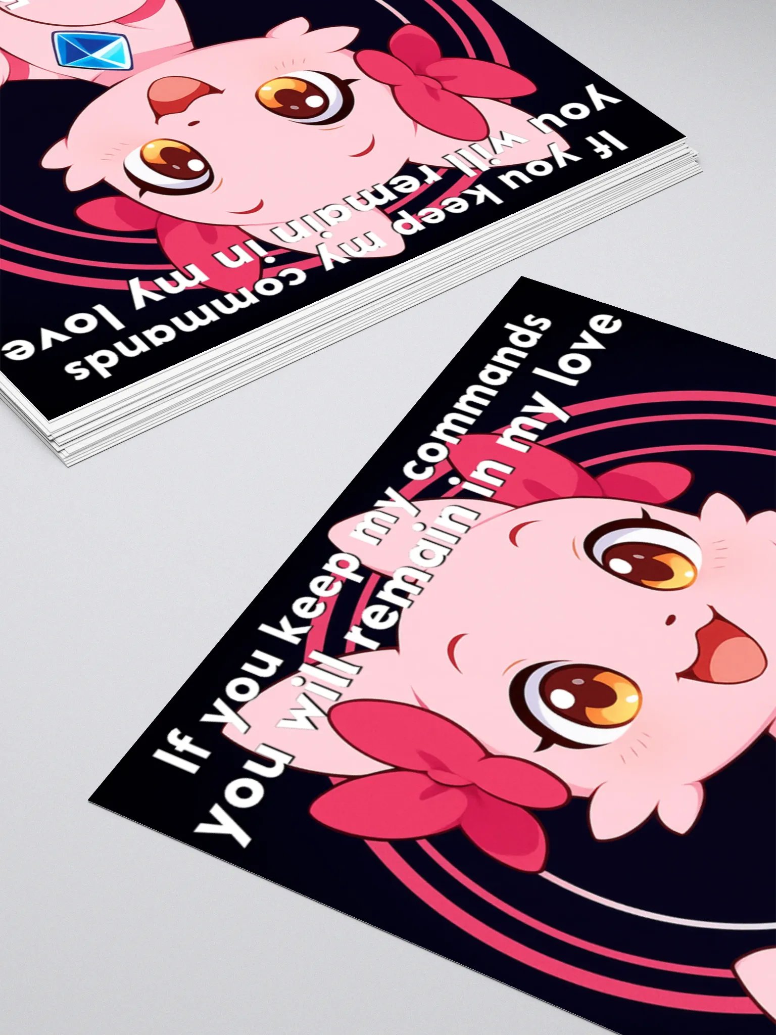 Bible Cuties Valeria - If you keep my commands you will remain in my love Sticker product image (7)