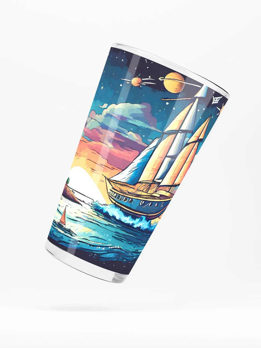 Summer Wind Charters: Space Sail Pint Glass product image (5)